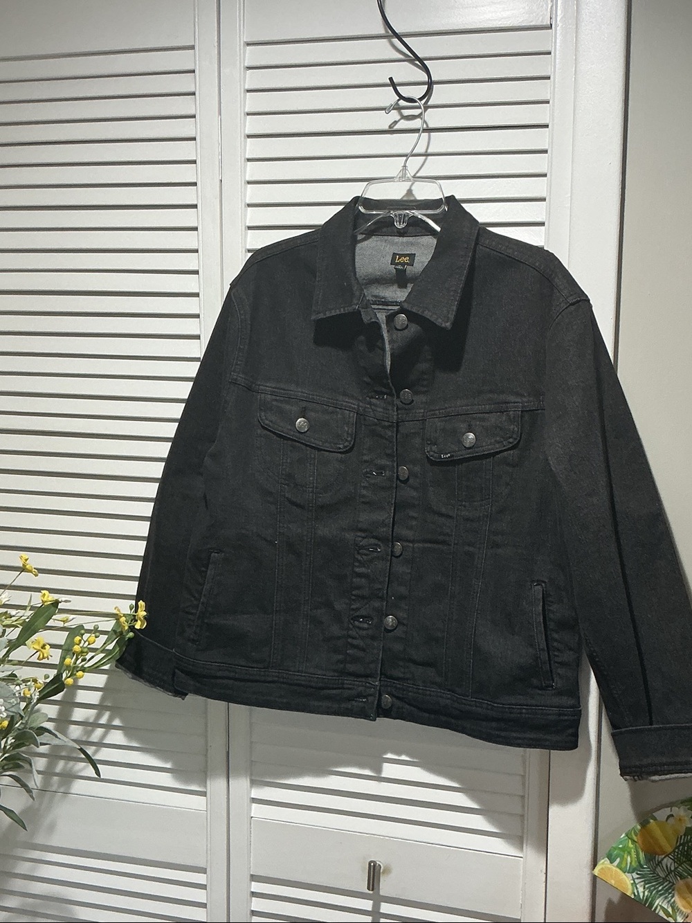 Lee Women's Black Denim Jacket